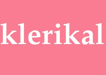 Synonym klerikal