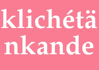 Synonym klichétänkande