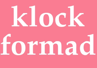 Synonym klockformad