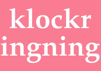 Synonym klockringning