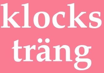 Synonym klocksträng