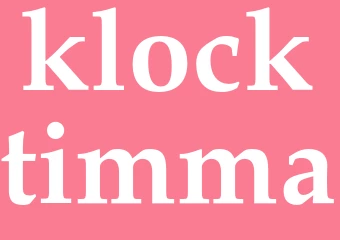 Synonym klocktimma