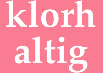 Synonym klorhaltig