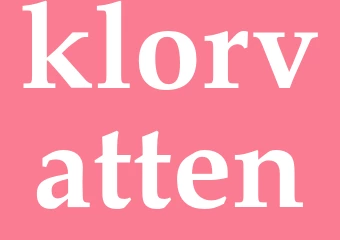 Synonym klorvatten