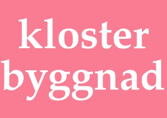 Synonym klosterbyggnad