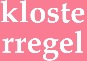 Synonym klosterregel