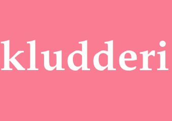 Synonym kludderi
