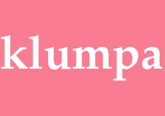 Synonym klumpa