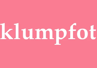 Synonym klumpfot