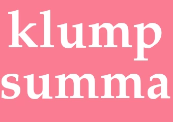 Synonym klumpsumma