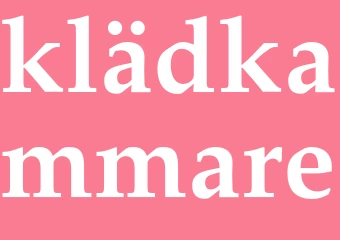 Synonym klädkammare