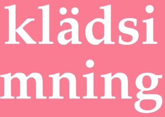 Synonym klädsimning