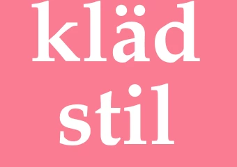 Synonym klädstil