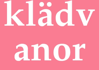 Synonym klädvanor