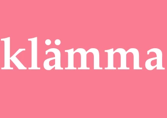 Synonym klämma