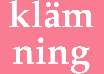 Synonym klämning