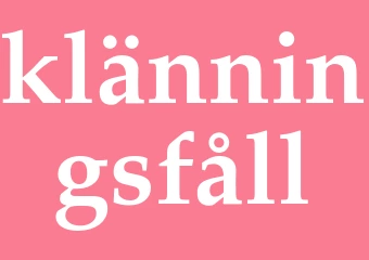 Synonym klänningsfåll