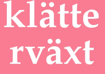 Synonym klätterväxt