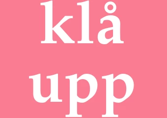 Synonym klå upp