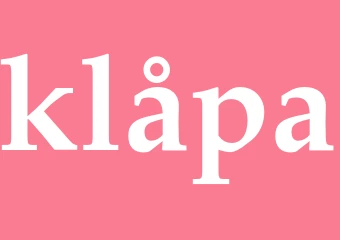 Synonym klåpa