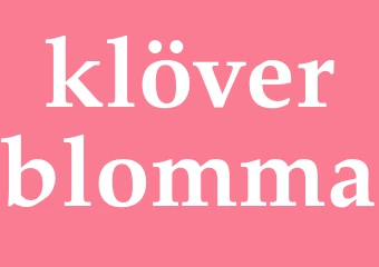 Synonym klöverblomma