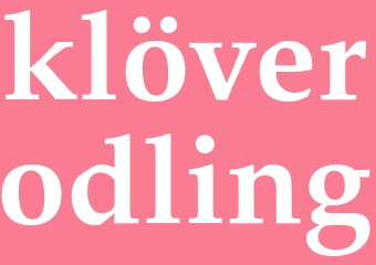 Synonym klöverodling
