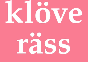 Synonym klöveräss