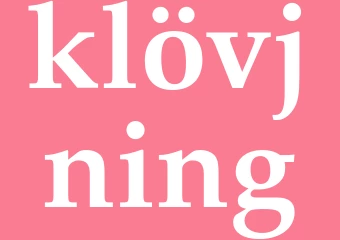 Synonym klövjning