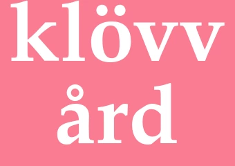 Synonym klövvård
