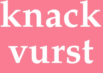 Synonym knackvurst