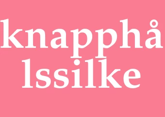 Synonym knapphålssilke