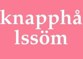 Synonym knapphålssöm