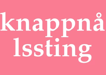 Synonym knappnålssting