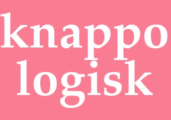 Synonym knappologisk