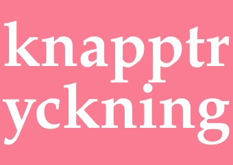 Synonym knapptryckning