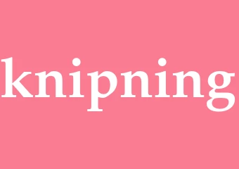Synonym knipning