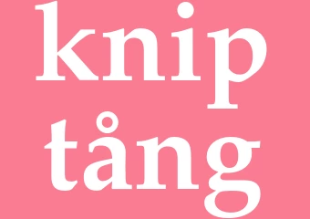 Synonym kniptång