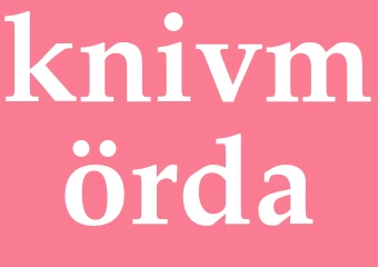 Synonym knivmörda