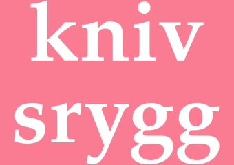 Synonym knivsrygg