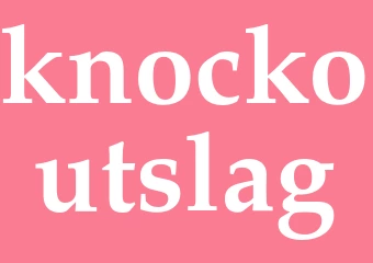 Synonym knockoutslag