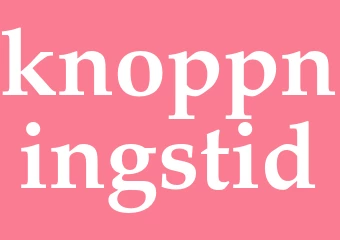 Synonym knoppningstid