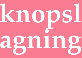 Synonym knopslagning
