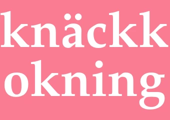 Synonym knäckkokning