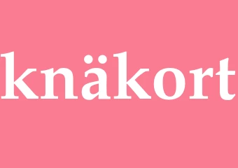 Synonym knäkort