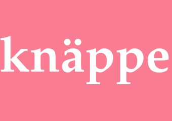 Synonym knäppe