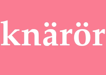 Synonym knärör