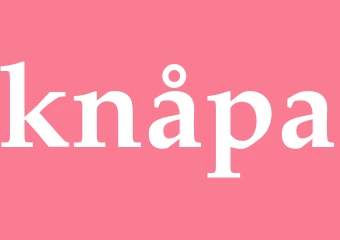 Synonym knåpa