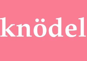 Synonym knödel