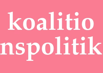 Synonym koalitionspolitik