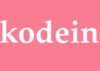 Synonym kodein